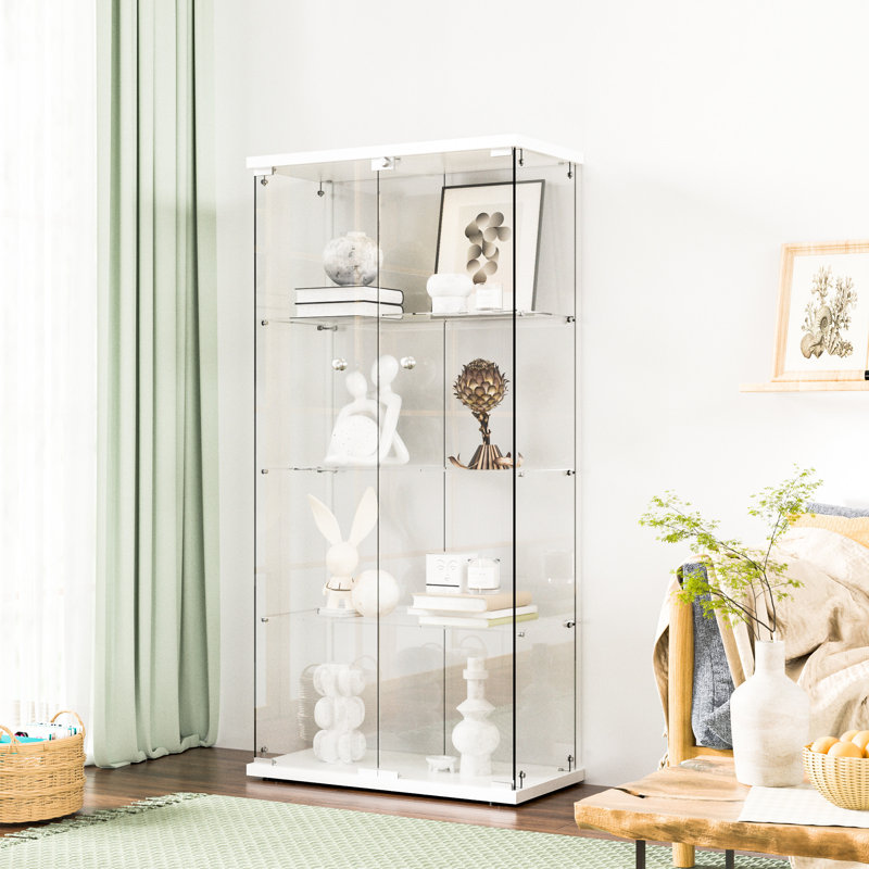 Dawnda Display Cabinet, White