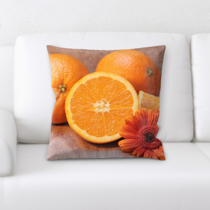 Coussin orange