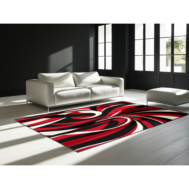 Sinister Edge Rug, Rectangle 5' x 8'