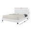 Lit partiellement rembourré avec matelas-861214471-861214520