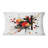 Red And Black Abstract Dreamscape II - Abstract Shapes Printed Throw Pillow