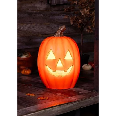 20" Light Up Pumpkin Halloween Prop | Pumpkin Decorations Standard