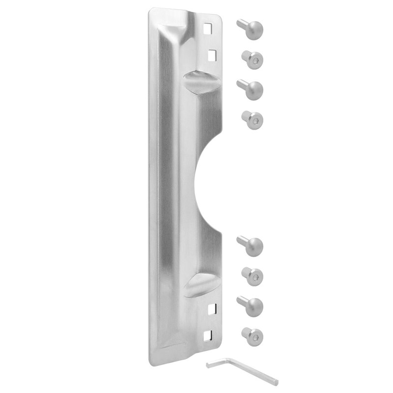 Protecteur de loquet de porte Nuk3y SS304, Acier Inoxydable, H 11 po x l 3 po x P 0,25 po