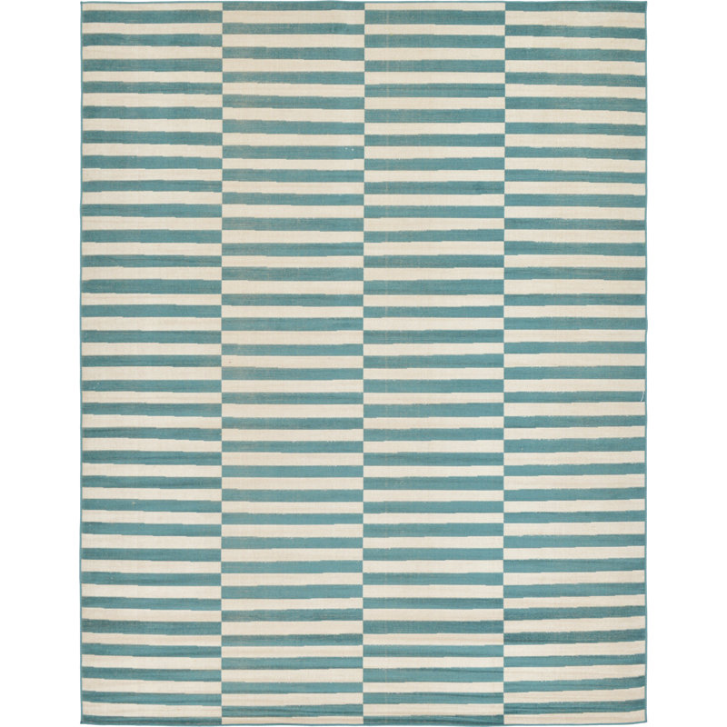 Arzilla Striped Indoor Rug, Rectangle 9' x 12'