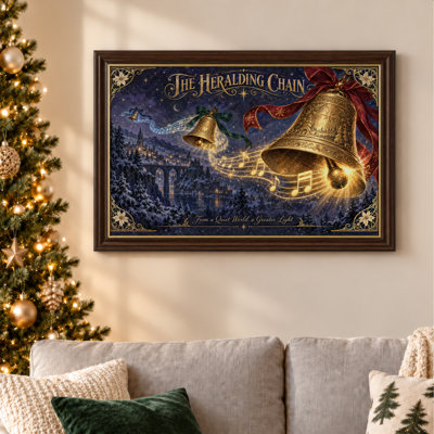 Art mural sur toile Golden Bells