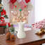 Accessoires de décoration d'arbre de Noël vert et rouge