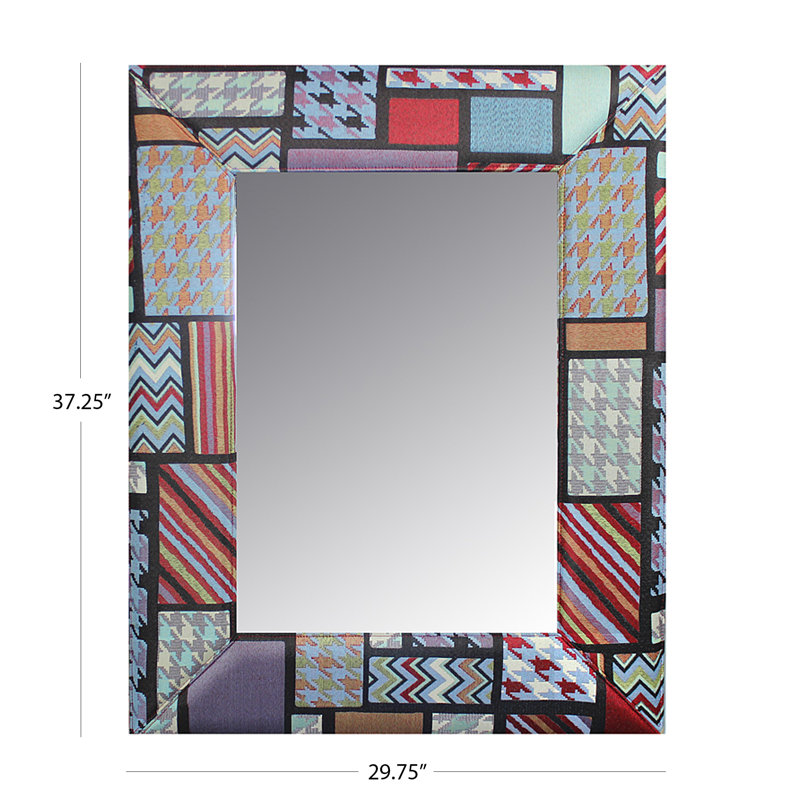 Fabric Rectangle Mirror