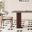 Nouvelle table de salle à manger en bois massif de style chinois-108352928