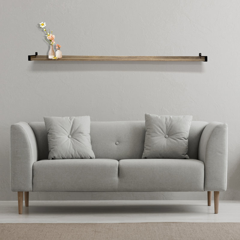 Maillet Mango Picture Ledge Wall Shelf, 3.5" H x 60" W x 5" D