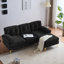 Canapé modulaire moderne en L avec dossier et coussin amovibles, idéal pour le salon et la chambre à coucher confort et style