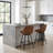 Modern Faux Leather Swivel Counter Stool-1096890795