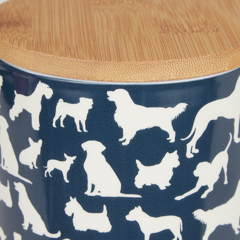 Ceramic / Porcelain Jar, Navy