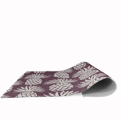 Chenille Floral Indoor Rug