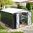 12 ft. W x 10 ft. D Outdoor Metal Shed Storage with Updated Frame Structure and Lockable Doors