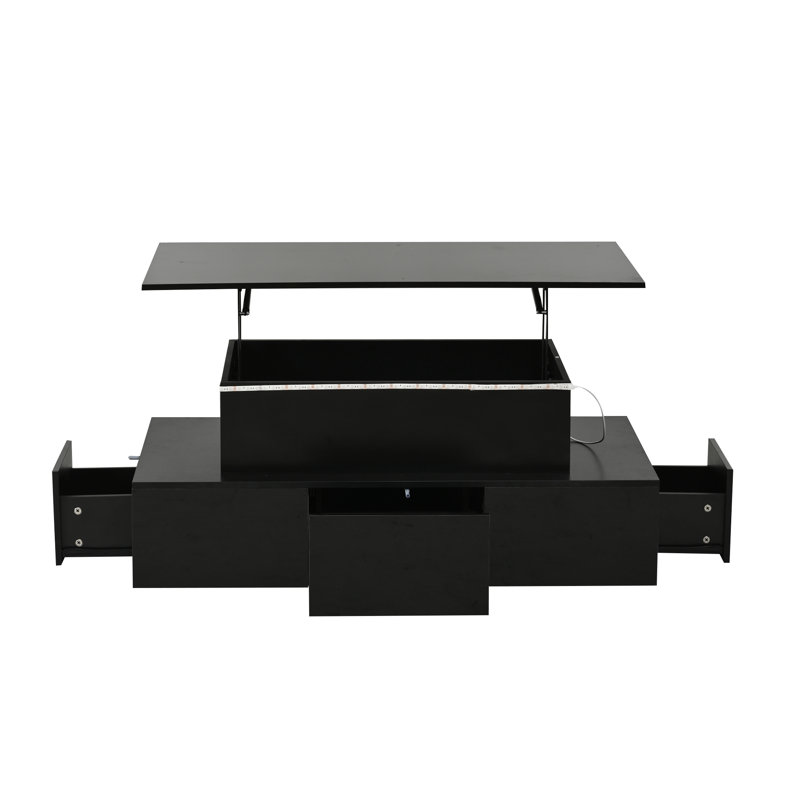 Lift Top Frame Coffee Table with Storage