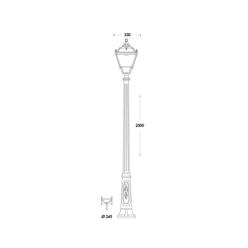 Wymondham Lamp Post (Full)