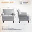 Chaises de salon avec coussin moelleux-2077227883