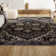 Sarok Ornate Large Medallion Machine-Washable Green/Navy/Cream Rug