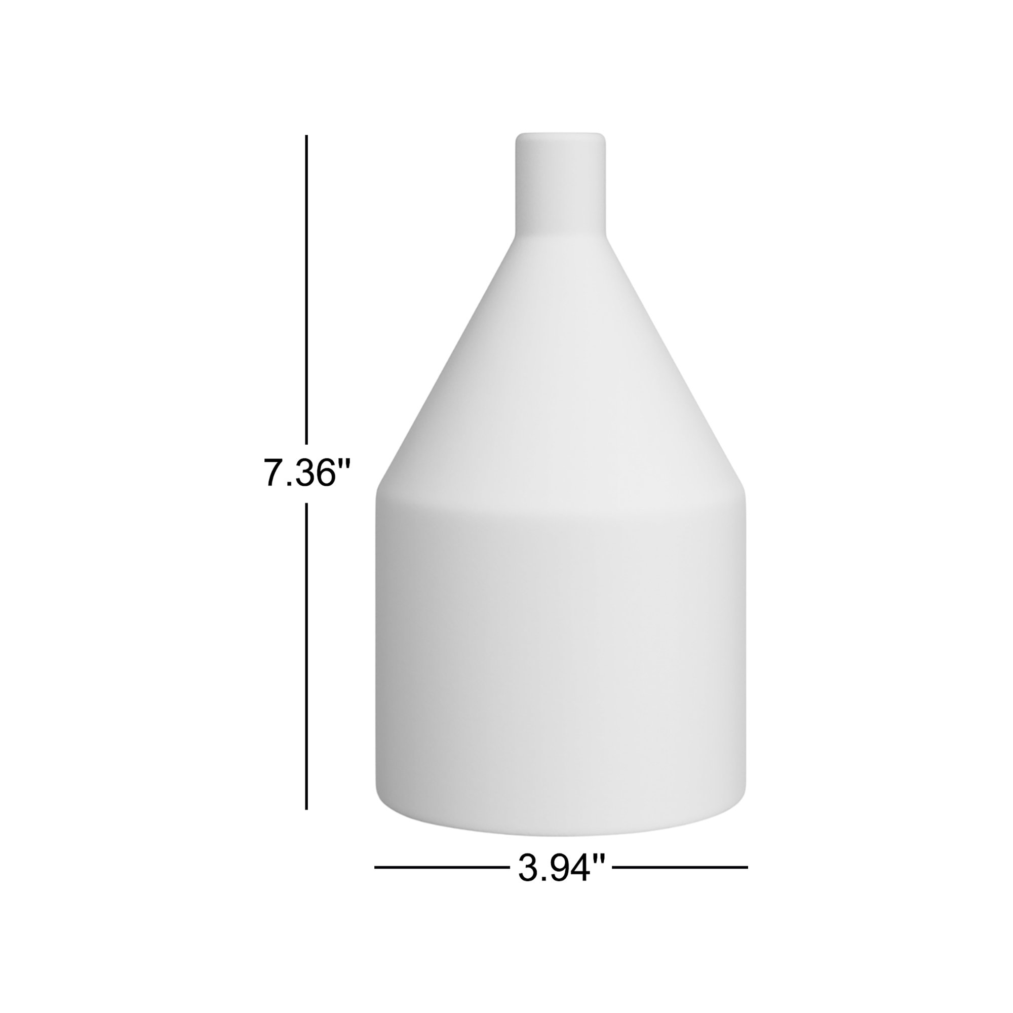 Moxley 7.36'' Handmade Ceramic Table Vase