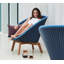 Peacock Papasan Chair with Teak Legs-70592759-82812968