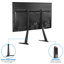 Mount-It! Height Adjustable Tabletop TV Stand Base with Tilt Function | Fits Most 32 to 70 Inch TVs