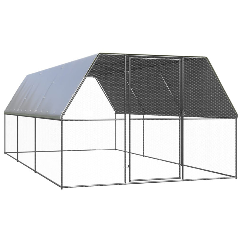 Crowder Weather Resistant Rabbit Cage, 200cm H x  300cm W x 600cm L