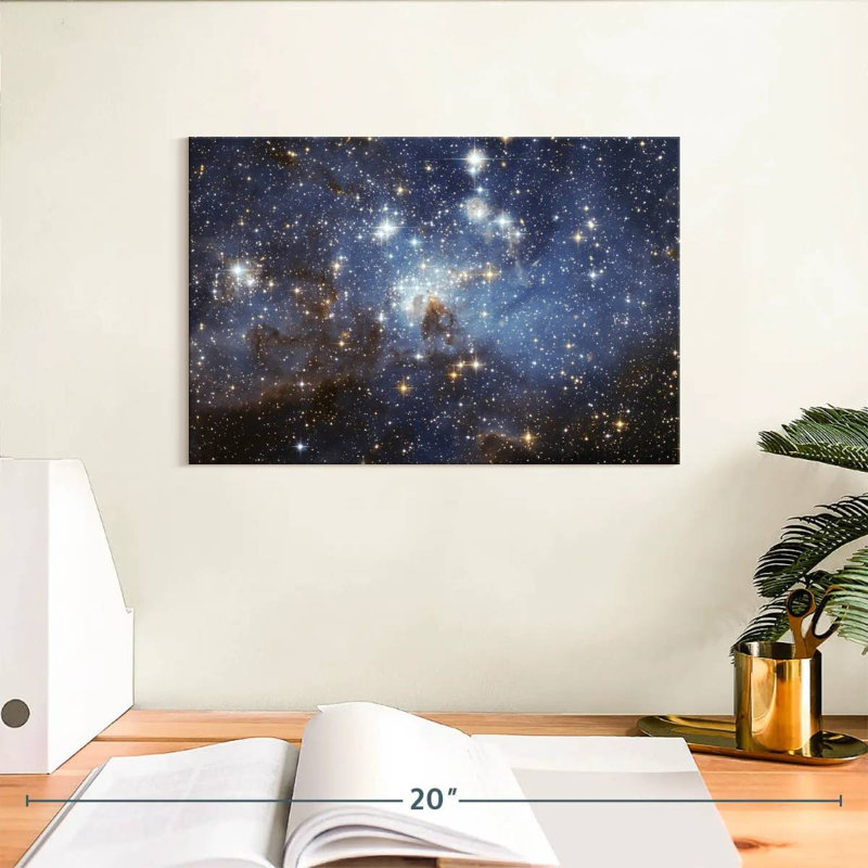 Oberle, peloton d'étoiles, H 8 po x l 12 po