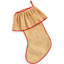 Rustic Jute Christmas Stocking