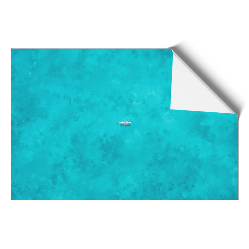 Coasting Boat Painting - Frameless Print, 30cm H x 42cm W x 0.1cm D
