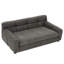 Animal de compagnie pour les moyennes et grandes races - Gris foncé, relaxant, tissu pour chiens et matériau respirant-2098839991