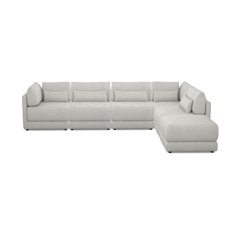 Canapé modulaire 6 pièces Ease, Coton Callaloo