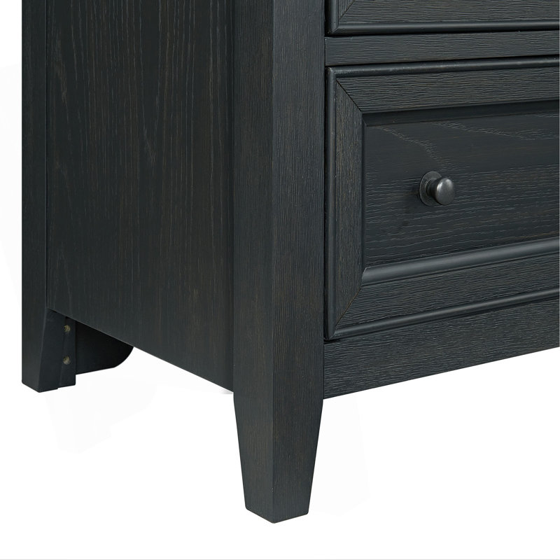 Rangement polyvalent pour commode et commode multi-tiroirs, Noir
