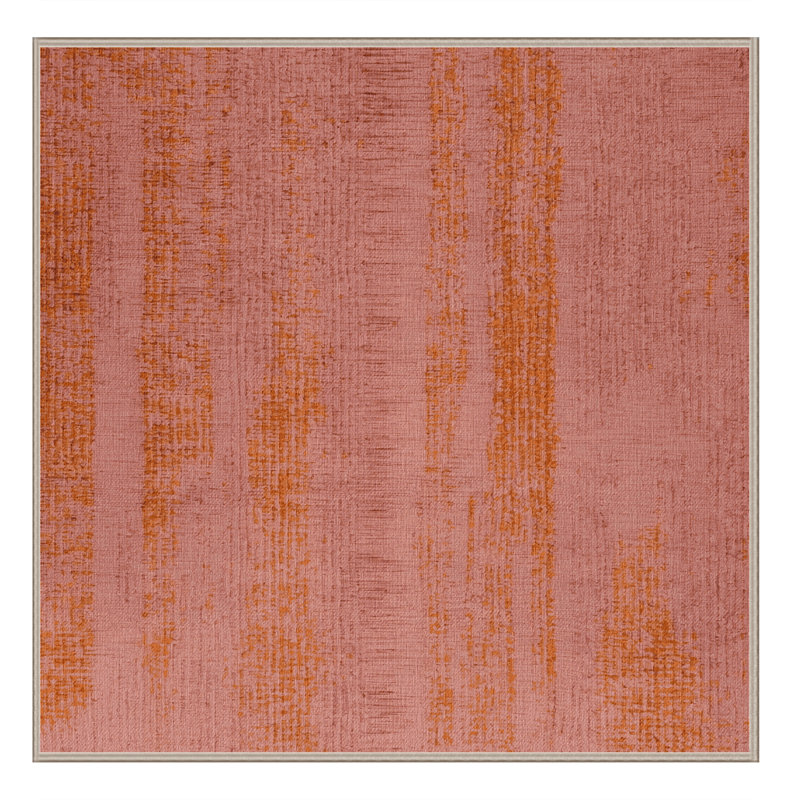 Tapis abstrait lavable à la machine, Carré 7 pi
