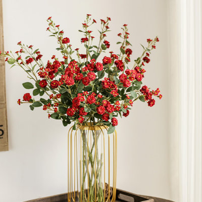 3 pièces de fleurs simulées pour vase, petit bouton de rose artificiel à tige longue de 29,5 pouces, fleurs décoratives pour la maison, jaune