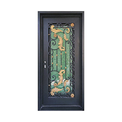 Vineyard Single Wrought Iron Door