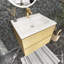 Ensemble de meuble-lavabo simple 24 po avec plateau en céramique Sadee-1660187437