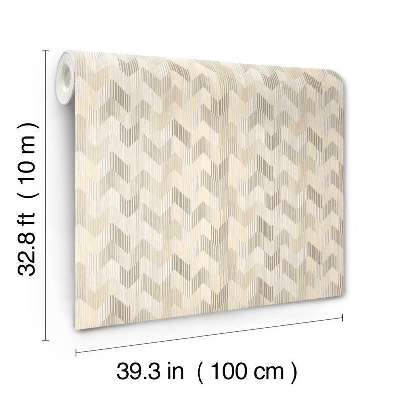 Papier peint agrumes Betulle, Beige