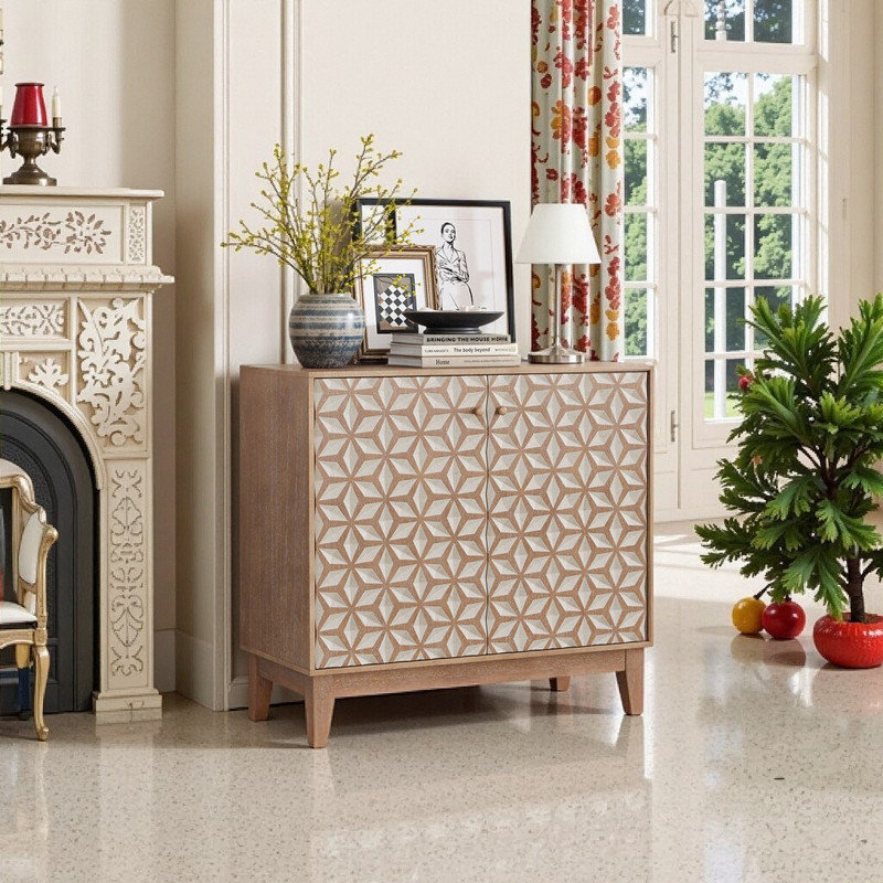 Armoire de rangement en bois 31,5 po