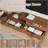 Extendable Wood TV Stand Adjustable Extendable TV Stand with Storage Drawers Modern Television Console Media Console for Living Room