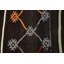 Tapis Kilim exquis 6 x 9 avec motifs géométriques complexes