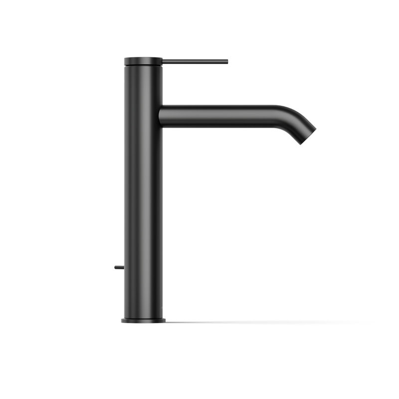 Components Single-Handle Bathroom Sink Faucet, Matte Black