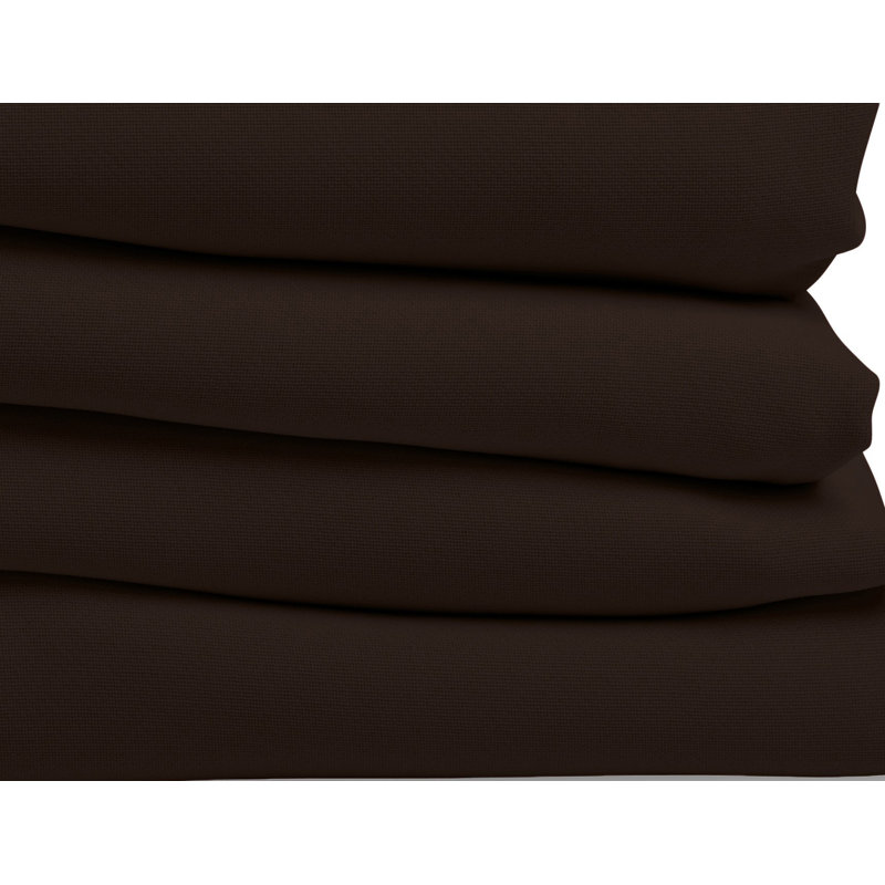 Rauseo Blackout Curtain Single Panel, Chestnut