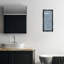 «Bathroom Rules» sur bleu pâle-2056163549-2056163550