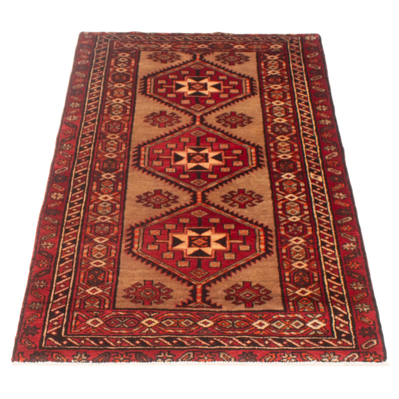 Tapis unique en laine 3 pi 8 po x 6 pi 9 po Suranne