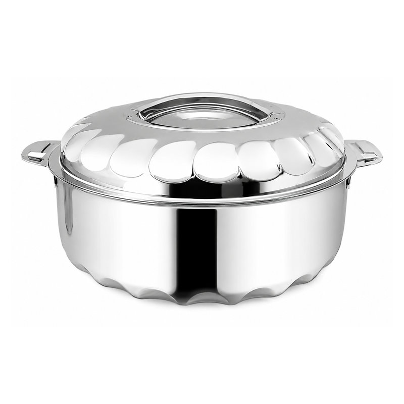 Stainless Steel Insulated Hot Pot Food Warmer Serving Dish With Lid 7500 ml