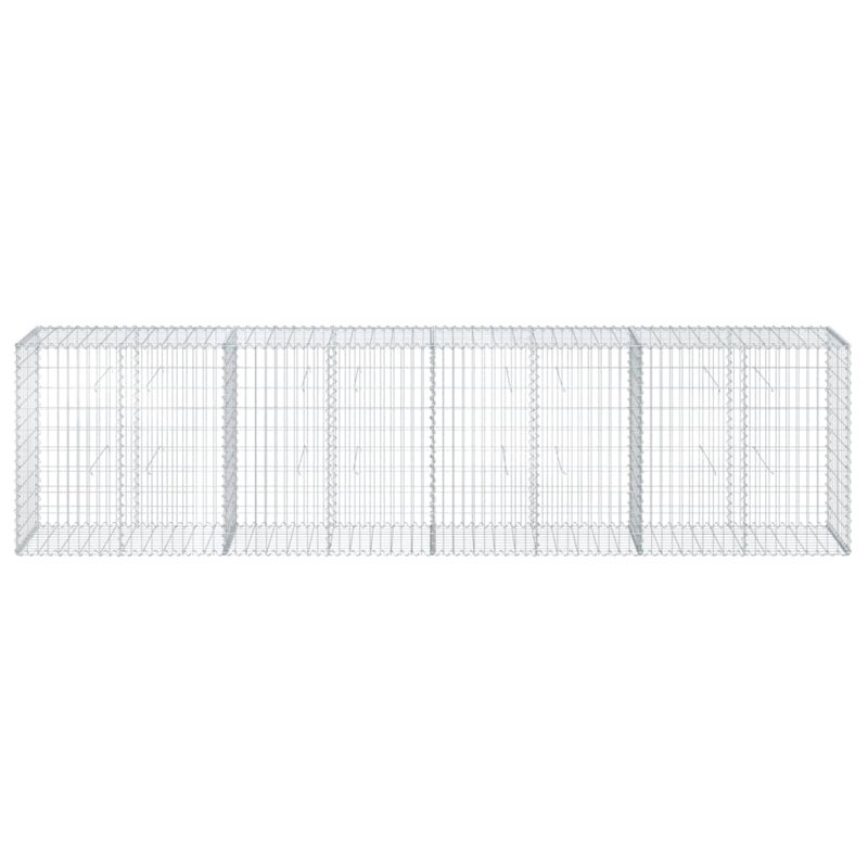 Chanah Stainless Iron Wire Fence Panels, 100cm H x 400cm W x 50cm D