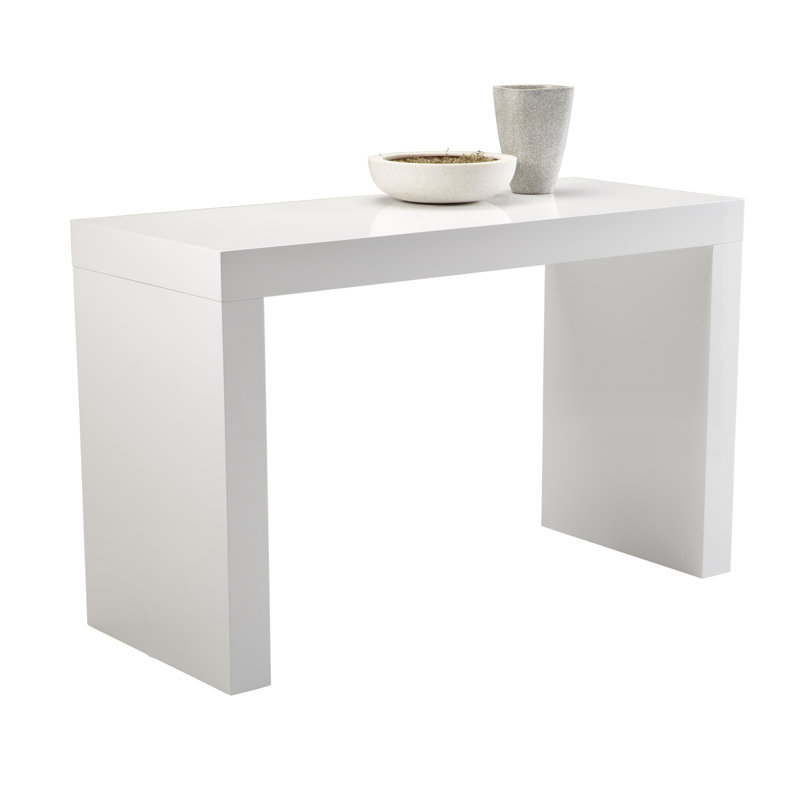 Canyon Faro C-Shape Counter Height Dining Table, White