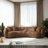 Yazgur Boneless 93.6" Curved Modern Upholstered Sofa-2107265156-2092739307