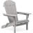 Gray Folding Chair Of 2 - Made Solid Wood For Outdoor Patio, Garden, Lawn Lounge In For Harmony-1428360447