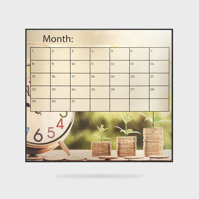 Full Time Magnetic Wall Mounted Dry Erase Board